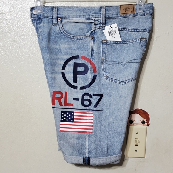Polo ralph lauren rl 67 boys shorts - Picture 9 of 12